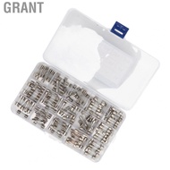 Ms Grant Glass Fuse Tube  0.1A‑30A 5x20mm Quick Fusing 150Pcs Fuses