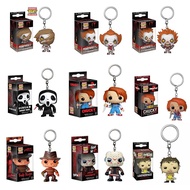 Funko Pop Clown Soul It Ghost Face Child's Play jason chucky leatherface Freddy Krueger Keychain Pen