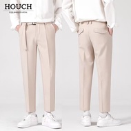 HOUCH COD Double Side Adjuster Gurkha Pants Cutting Slim Fit Seluar Slack Lelaki Smart Casual High W