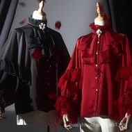 Gothic Lolita Top - Long Sleeve Dark Women's Fashion