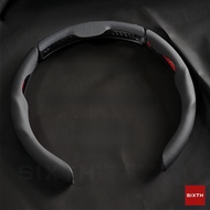 NAPPA Car Steering Wheel Cover Leather 36CM/38CM Steering Wheel Cover Sweat-Proof Anti-Slip 14 inch 