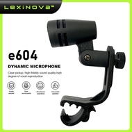 E604 Tom Snare Evolution Series Cardioid Instrument Wired Drum Microphone e 604 With Clip Arm Mount 