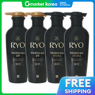 Ryo | แชมพบำรงหนังศีรษะคลาสสิก 400มล. x2 + ครีมนวดผม 400มล. x2