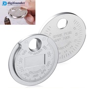 DIGIFOUNDER 0.6-2.4mm Range Spark Plug Gage Gap Tool Car Feeler Spark Plug Gap Coin-Type Measurement