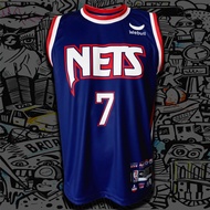 เสื้อบาส เสื้อบาสเกตบอล NBA Brooklyn Nets เสื้อทีม บรูคลิน เน็ตส์ #BK0059 รุ่น City Kevin Durant#7 ไซส์ S-5XL
