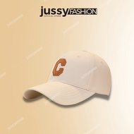 Mũ Lưỡi Trai JKC01 Thêu Chữ C Jussy Official Chất Vải Kaki phối Cotton Cao Cấp Phong Cách Hàn Quốc