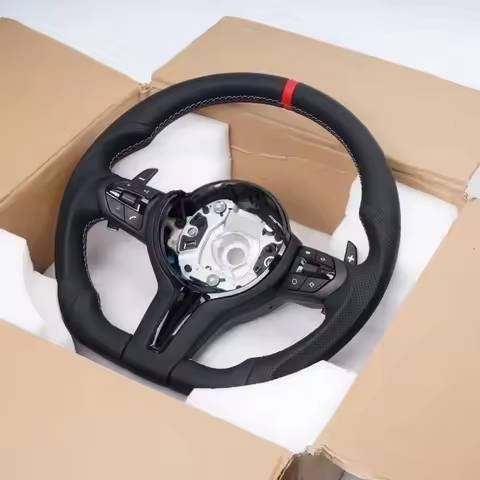 Car Steering Wheel Leather For BMW E87 E90 E91 E92 X1 E84 X5 X6 E70 E71 Z4 E89 E90 E88 E93 E81 E82 S