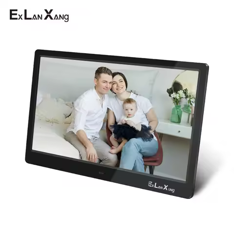 15.4 Inch HD Digital Photo Frame with Multimedia Player MP3 MP4 Alarm Clock - Selling Gift Item