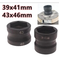 1/2" Drive 39-41mm / 43-46mm Pulley Spanner Spanar Scooter Double Head CVT Auto Clutch Pulley Nut So