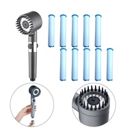 [YF] 4 in 1 Massage Shower 3 Modes High Pressure Water Saving Rain Shower Head