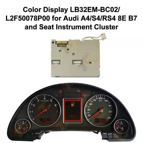 Dashboard Display Color Instrument For AUDI A4 8E B6 B7 LB32EM-BC02 / L2F50078P00