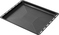 ICQN 460 x 375 x 30 mm, non-stick coating baking tray, suitable for Bosch Neff Constructa, non-stick oven grease pan, scratch-resistant, 46 x 37.5 x 3 cm