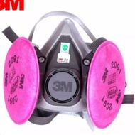 3m half mask respirator 3m 6200 with p100 3m 2091.filter medium