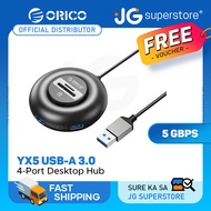 [CLEARANCE] ORICO 4-IN-1 USB HUB 5GBPS (0.3M,1.8M) USB-A Cable, SD/TF Card Reader