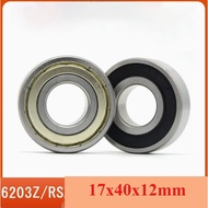 Bearing 6203RS / 6203Z Size 17x40x12mm – High Durability Industrial Bearing