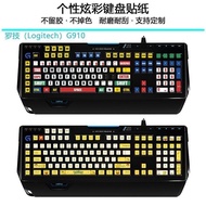 Logitech (G) G910 Mechanical Wired Gaming Keyboard Sticker Desktop Custom Keycap Button Colorful Fil