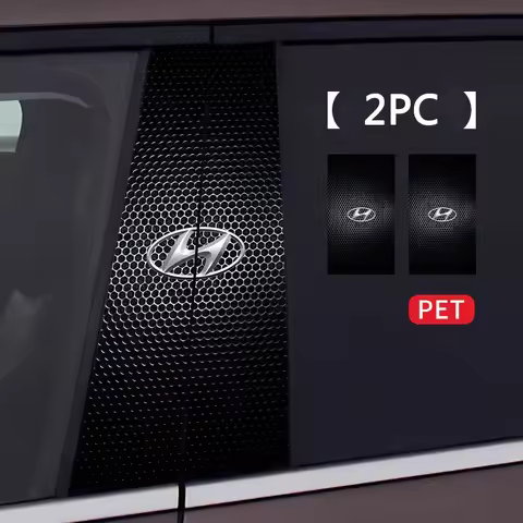 Car Center Pillar Stickers Auto Styling Accessories For Hyundai HB20 KONA i20 i10 IONIQ Elantra Pali