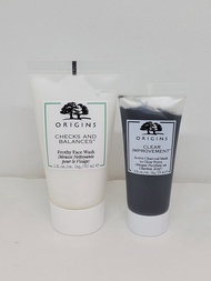 Origins Travel Set: Check and Balance Frothy Face Wash 30 Ml/1 Oz+ Origins Clear Improvement Active 