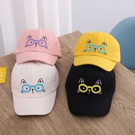CAT HAT FOR BOYS AND GIRLS EMBROIDERED CAT GLASSES