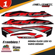 HONDA CLICK 125i V3 VARIO DECALS