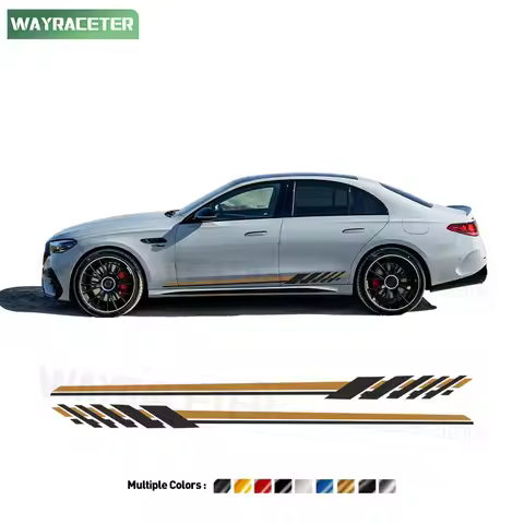 2 Pcs Final Edition Door Side Stripes Sticker For Mercedes Benz E Class 2025 2024 W214 E53 AMG Estat