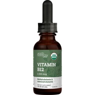 Organic Vegan Vitamin B12 Sublingual Liquid Supplement - 2000mcg Methylcobalamin Drops for Natural E