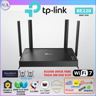 TP-Link Archer BE220 BE3600 WiFi 7 Wireless Dual Band EasyMesh Gigabit Router