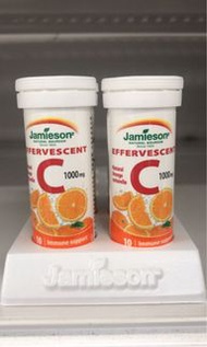 Jamieson 維他命C水溶片 1,000mg 10片/筒