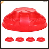 5pcs Plastic Smoke Sensor Cover Smoke Detector Guards Fire Detector Cover for Kitchen Baking Smoke D