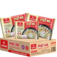 [VIFON] Box of 24 packs of VIFON Chicken Pho with Chicken Sauce Packet 75gr/packet - Genuine Chicken