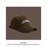 Mũ Len Dệt Kim Mùa Thu Đông Màu Nâu PU Cho Nữ Mũ Tròn Phong Cách Nghệ Sĩ Mũ Lưỡi Trai Bằng Vải Nỉ Mề