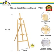 [Lowest Price] Solid Wood Easel Stand 145cm -(1s/PCS) Canvas A1 Wooden Drawing Stand Art Sketch Draw