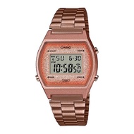 Casio Digital Rose Gold Ion Plated Stainless Steel Band Watch B640WCG-5D / B640WCG
