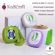 *FreeShipping💖SimpleStyle💖Ecoheal ARC ll HandMade Crochet Cover Casing optional Lanyard简单款电子树钩针保护颈绳肩带
