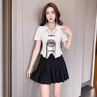 Preppy Pleated Skirt Suit - Summer 2025 Tech & Spa Wear