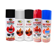 BOSNY SPRAY PAINT HI-TEMP Heat Resistant Coating Spray Paint High Performance Resin Expose To Extrem