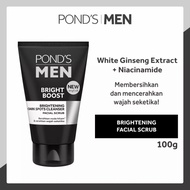 PAKET HEMAT Ponds Men Face Moisturizer 30 ml & PONDS MEN BRIGHT BOOST FACIAL FOAM 100GR