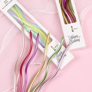Birthday Curved Candle 6pcs/pack