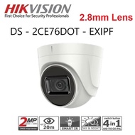 Hikvision DS-2CE76D0T-EXIPF Hikvision 2MP Fixed Turret Camera - Hikvision CCTV Camera