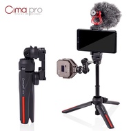 XILETU Cimapro Lightweight Mini Selfie Stick Tripod All in One Vlog Kit with Bluetooth Phone Holder 