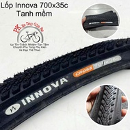 Touring 700c bicycle tire, innova 700x35c tire, 700x35c high quality soft fishy bicycle tire, innova