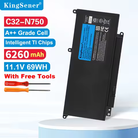 KingSener C32-N750 Laptop Battery For ASUS N750 N750J N750JK N750JV N750Y47JK-SL N750Y47JV-SL 11.1V