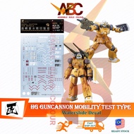 [Artisan's Club] Waterslide Decal - HG 1/144 Guncannon Mobility / Firepower Test Type RCX-76-01 GTO 