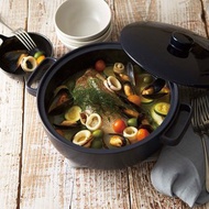 MIYAWO日本宮尾 IH系列7號耐溫差和風陶土湯鍋2.0L-送辣媽食譜書