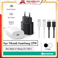 25W quick charger for Samsung Note 10 Note 20 A71 A70 A80 A90 S20 S20 + S20 ultra quick charge 2 Typ