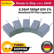 0.56nF 560pF 63V 1% Metallized PP Film Capacitor