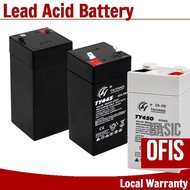 4V 4AH 4.5AH 5AH Volts Rechargeable Sealed Lead Acid Battery