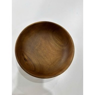 Acacia Wood Bowl, Acacia Wood Bowl used to store and mix Vitropro Salads
