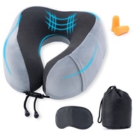 Memory Foam Neck Pillow Soft Travel Pillow Massage Neck Pillow Sleeping Airplane Car Pillow Cervical