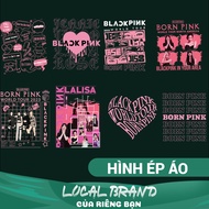 [Image ironed, heat pressed] Hot trend Blackpink 3 image ironed with iron, iron